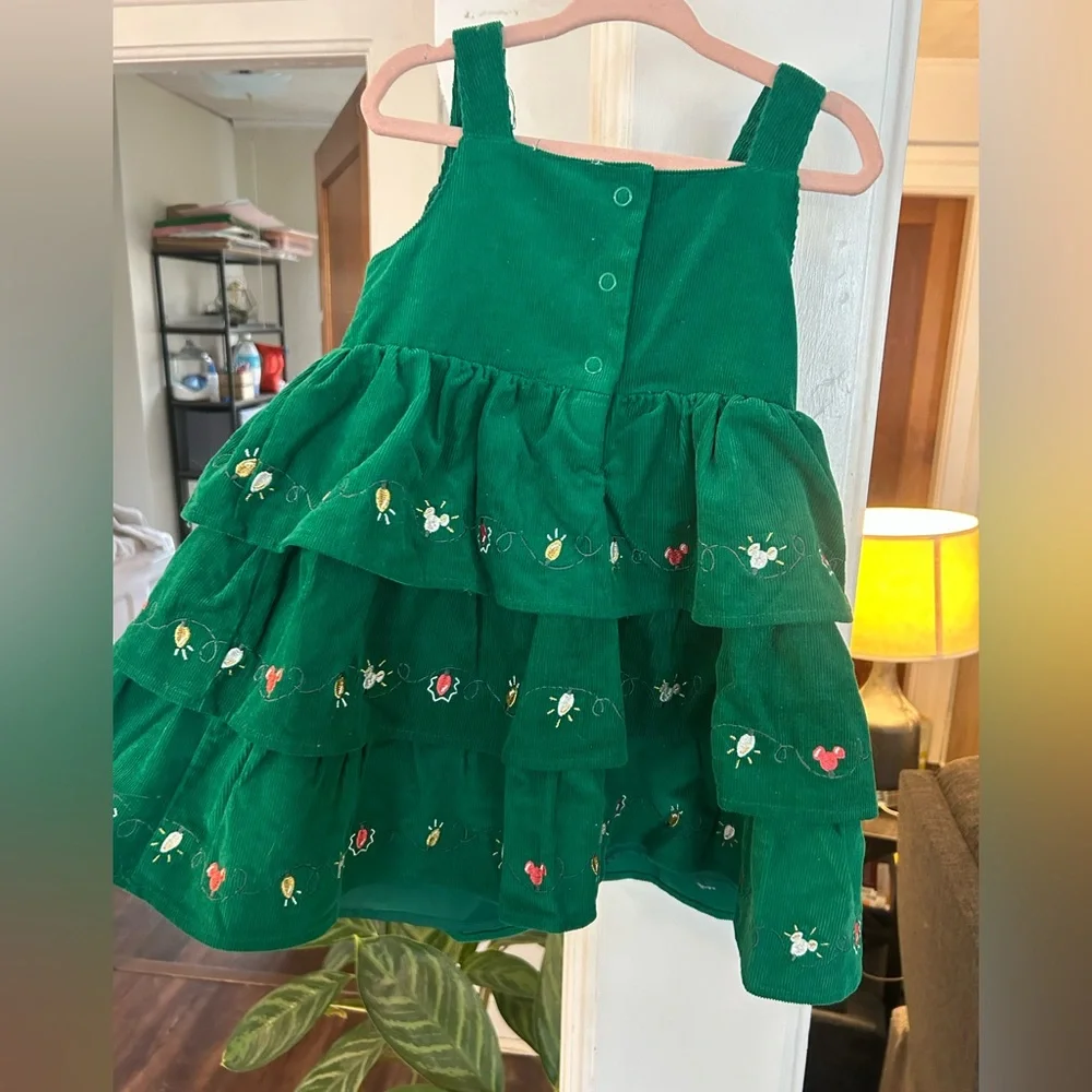 Disney Baby Green Minnie Mouse Outfit - Picture 2 of 3